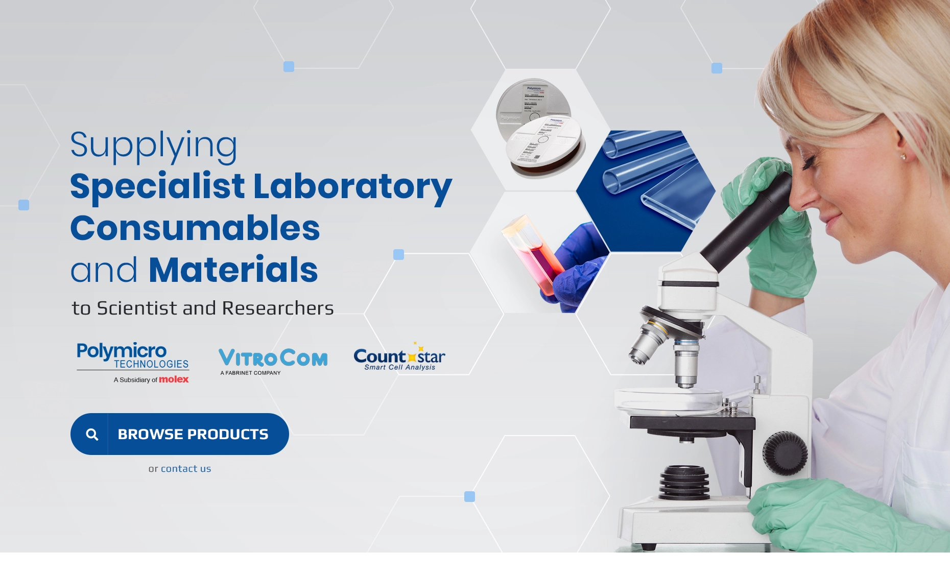 CM Scientific Products Banner