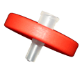 Syringe Filter - 30mm 0.45um PVDF with Luer lock (Colour Coded: Red) 100/pk